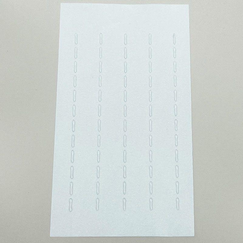 Segmented False Eyelash Adhesive: Glue-Free Fruit Jelly Strips, Easy Makeup Removal, No Residue, Reusable Lashes.