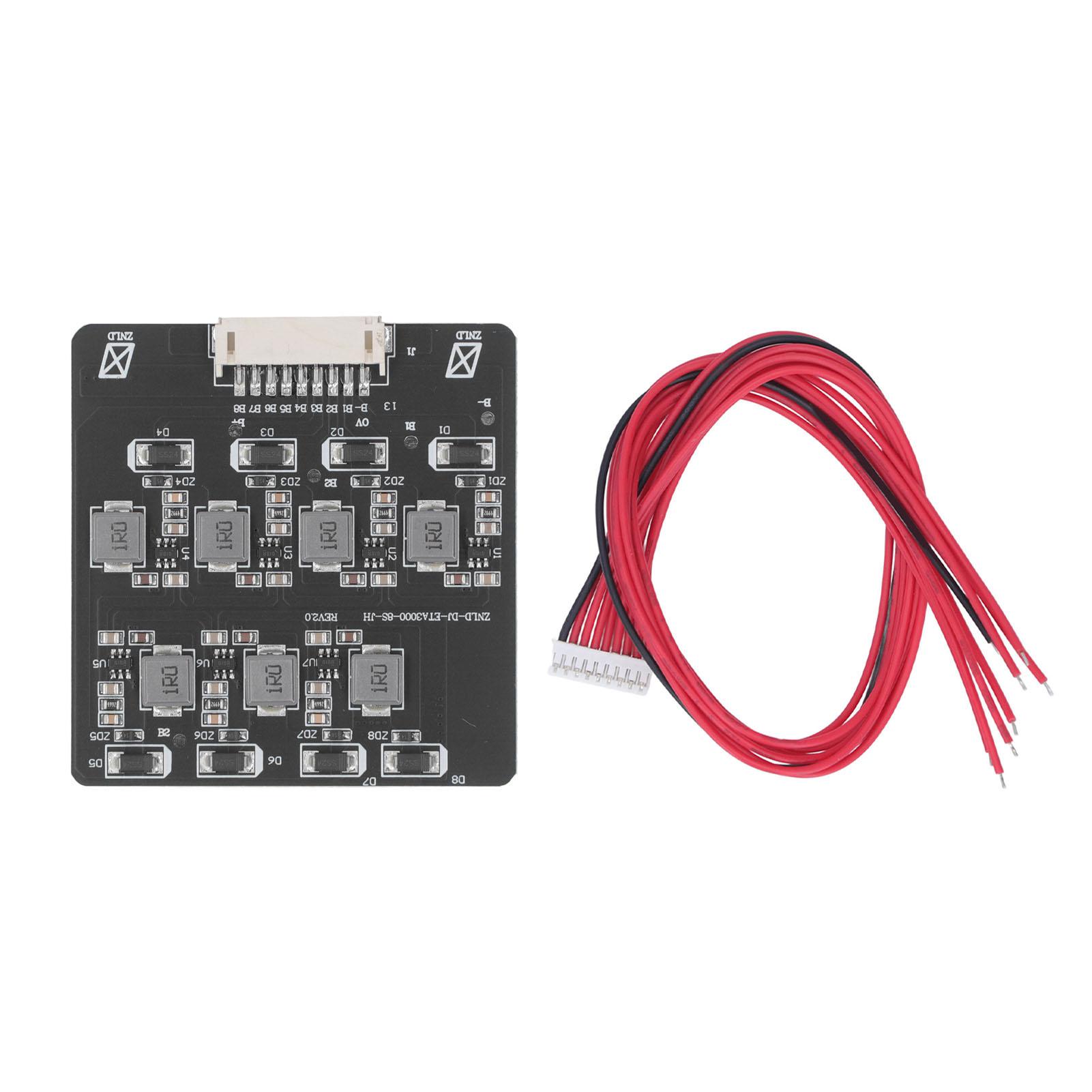 

Battery Passive Equalizer Balancer Lithium Energy Transfer Board Equalization Module 1.2A 8S