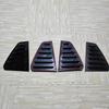 2Pcs Rear Side Window Louver Air Vents Windshield Cover For VW Golf 7 7.5 MK7 MK7.5 GTI GTD TSI TDI R R-Line 2013-2020 Tuning