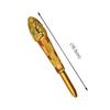 Golden Pharaoh Ballpoint Pens, Set of 3, 0.5mm Oil-Based, Retractable, Smooth Writing, Gift for Kids & Students, Assorted Ancient Egyptian Designs