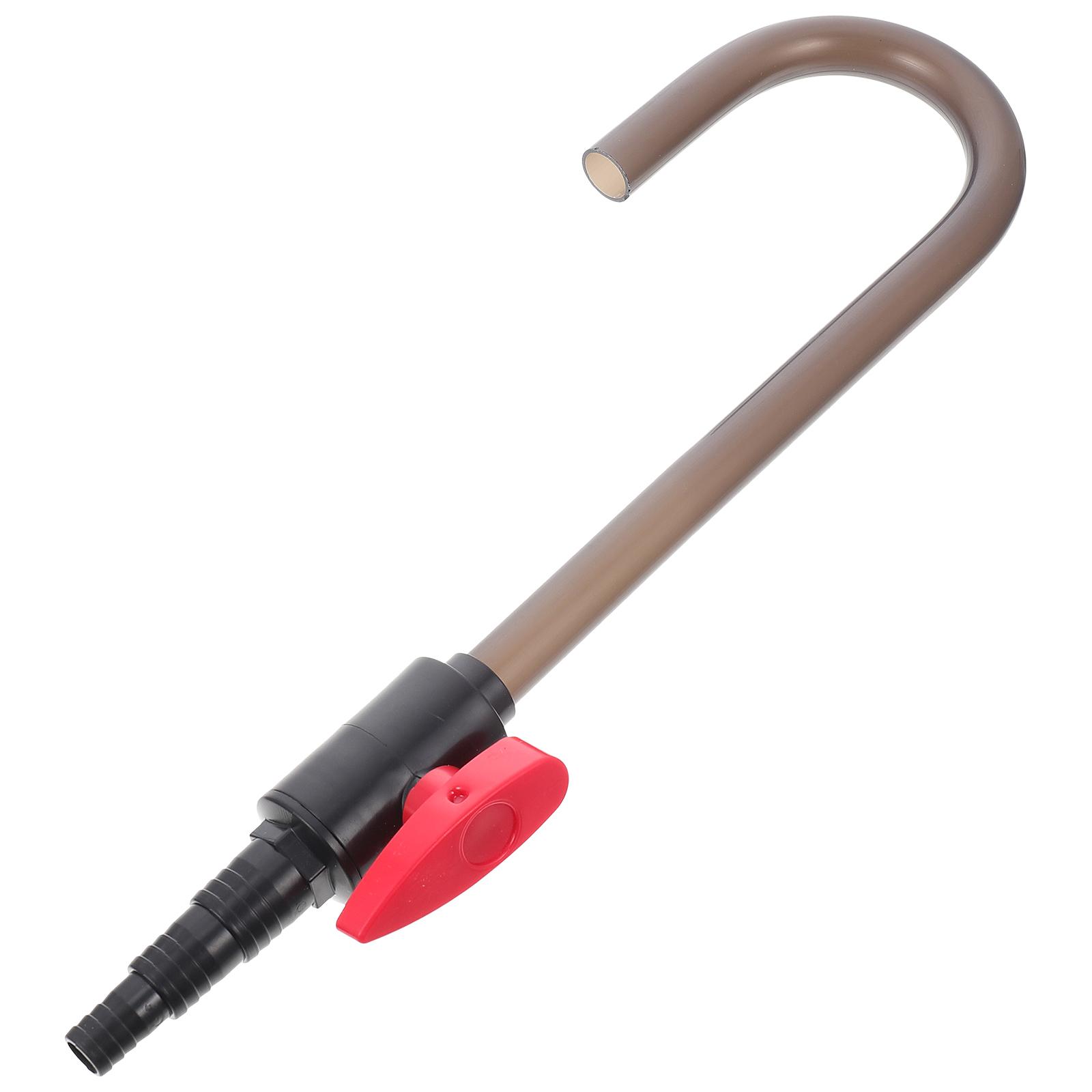 

Пластиковый крючок Аквариумный скребок для чистки грунта Сифон Вакуумный насос Инструмент для чистки аквариума Инструменты для подвешивания гравия Тип замены 37X10X1.7cm