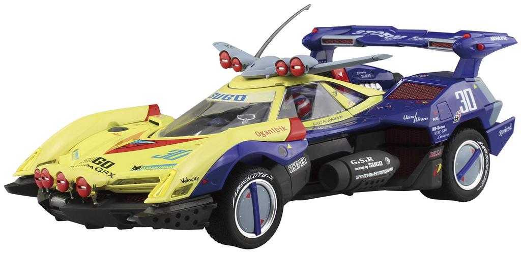 Aoshima Bunka Kyozai Cyber Formula 21 Sugo Asurada Modo Rally Escala Modelo de Plástico Não. G.S.X 1/24