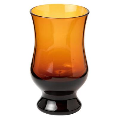 BYRON Coffee Glass, Amber (MO-1023AMB) - Showa Modern Coffee Glass - A Reproduction of the Nostalgic, Retro, and Cute Cafe Glass from That Era.