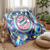 Bayern Munich Theme Blanket Soft Flannel Blanket Plush Throw Blanket Cozy Sofa Bed Blanket for Home Decor