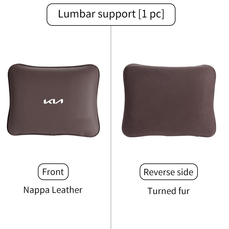 For KIA Car Lumbar Support Cushion Seat Headrest Waist Cushion Interior Cerato Soul Venga Forte Spectra Sedona Niro Cadenza