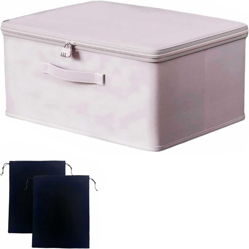 

Secure Locking Adult Toy Storage Box Waterproof Fabric Organizers for Privacy Protective and Travel