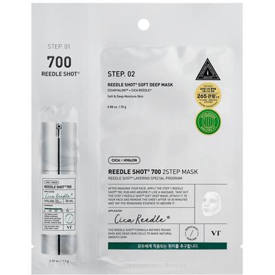 MILD REEDLE SHOT 700 2-STEP MASK 1 Szt Dwuetapowa Kuracja Do Twarzy