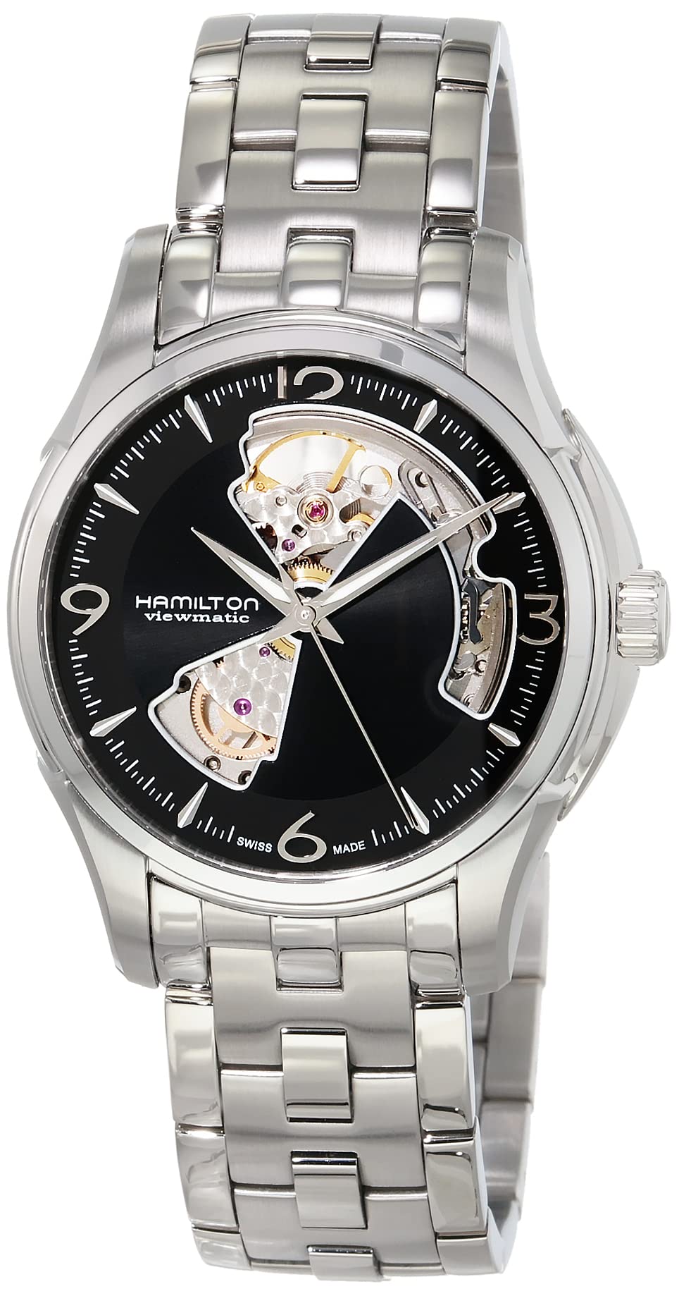 

[Hamilton] Годинник HAMILTON Оригінальна гарантія AMERICAN CLASSIC JAZZMASTER OPEN HEART H32565135 Чоловічий [звичайний імпортований продукт]