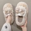 Cotton Slippers Women's Winter New Indoor Non-slip Household Plush Thick-soled Thermal Bag and Cotton Shoes Women