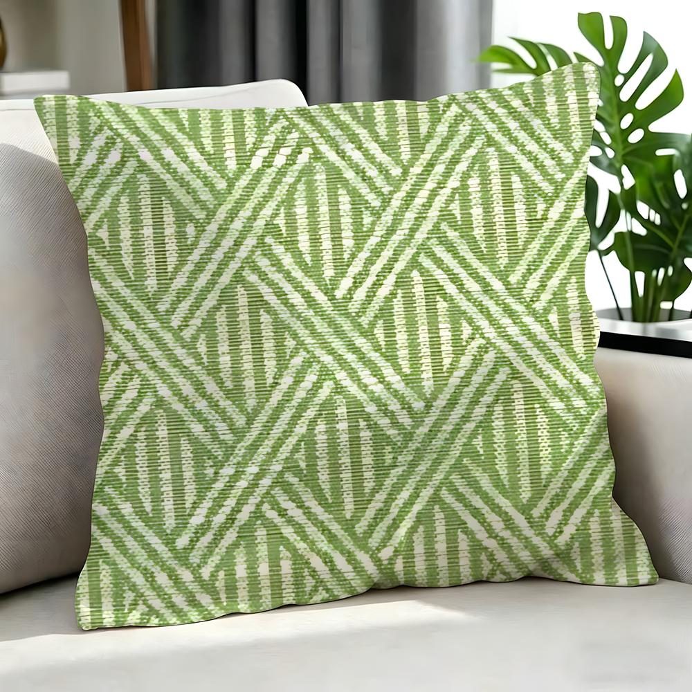 Plant Bamboo Cushion Cover Cushion Cover Set Pcs X X X Pillowcase Decorative Sofa Home Decor