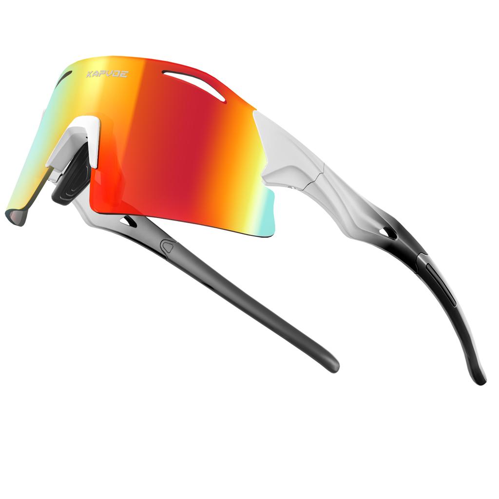 Kapvoe Fashion Sunglasses for Men Photochromic Cycling Glasses UV400 Eyewear Women Bike Driving Sports Marathon Triathlon