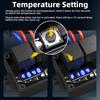 1pc 12/24V Digital Heatsink Fan Switch Kit Adjustable Temperature Dual Fan Control Switch Simple Installation