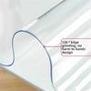 Heavy Duty Transparant PVC Tafelkleed Dik Vinyl Tafelbeschermer Waterdicht Olie Hittebestendig Keuken Eettafel Bureau Beschermmat