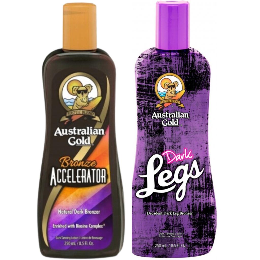 Australian Gold Bronze Accelerator + Dark Legs For Legs