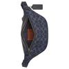 Coach Warren 29 External Zipper Pocket Faux Leather And Calfskin Waist Bag Large Unisex Waist Bag Denim CBK37-QBY2Y
