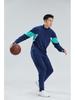 Autumn Winter College Student Football Training Set: Half-Zip Long-Sleeve Jersey & Children's Competition Team Uniform