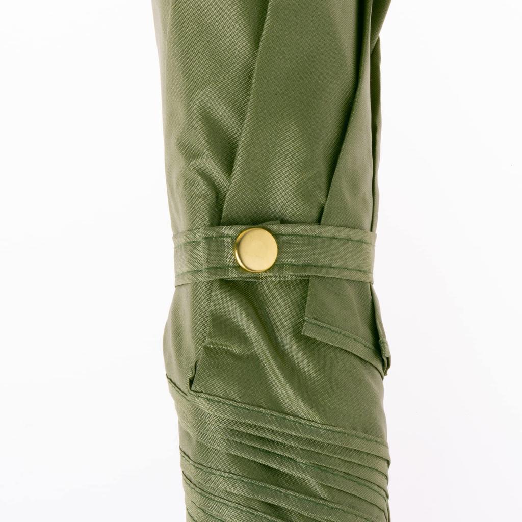 GRACITO Plain Lightweight Folding Mini Japanese Bush Warbler 50cm x 25200F Women's Umbrella, (Uguisu - Green), 7R,