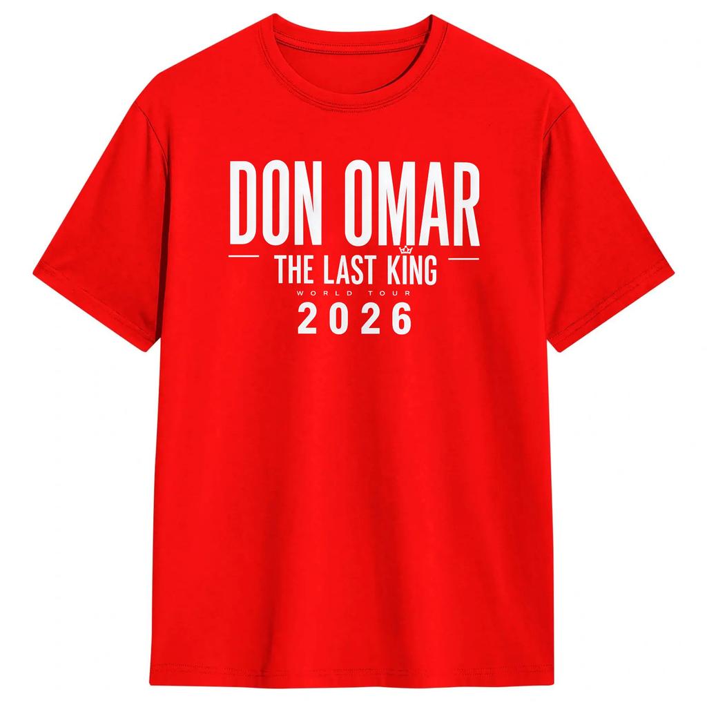 Magliette Rapper Don Omar Per Unisex Divertenti Cotone Maglietta Girocollo Manica Corta Taglie Forti