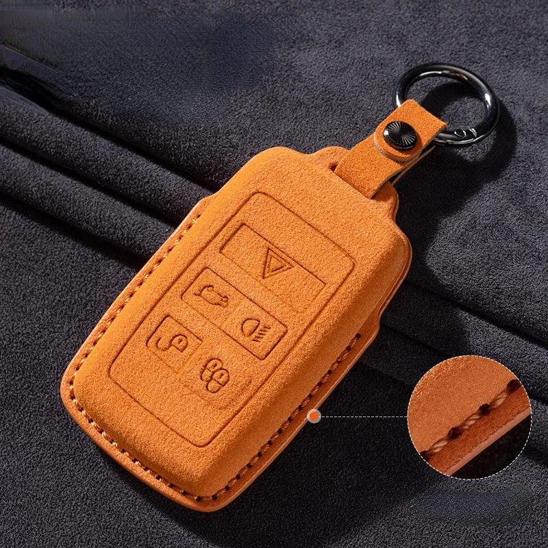For Land Rover Range Rover Sport Evoque Freelander Velar Discovery 4 Jaguar XE XJ XF Guitar Car Remote Key Case Cover Shell