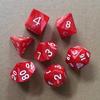 7Pcs KTV Party Multicolor Polyhedral Numbers Dice Table Board Game Supply Gift