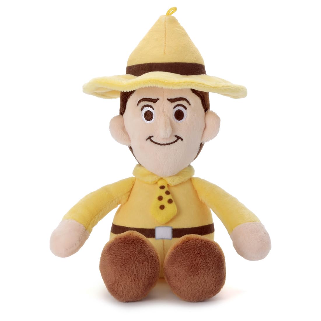 Takara Tomy Arts Curious George Washable Beans Collection Yellow Hat Man 20cm Height