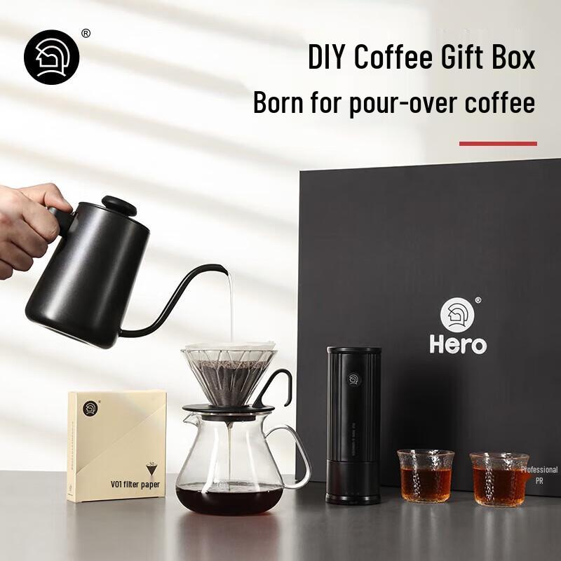 Hero Advanced Mini Electric Drip Coffee Maker Set