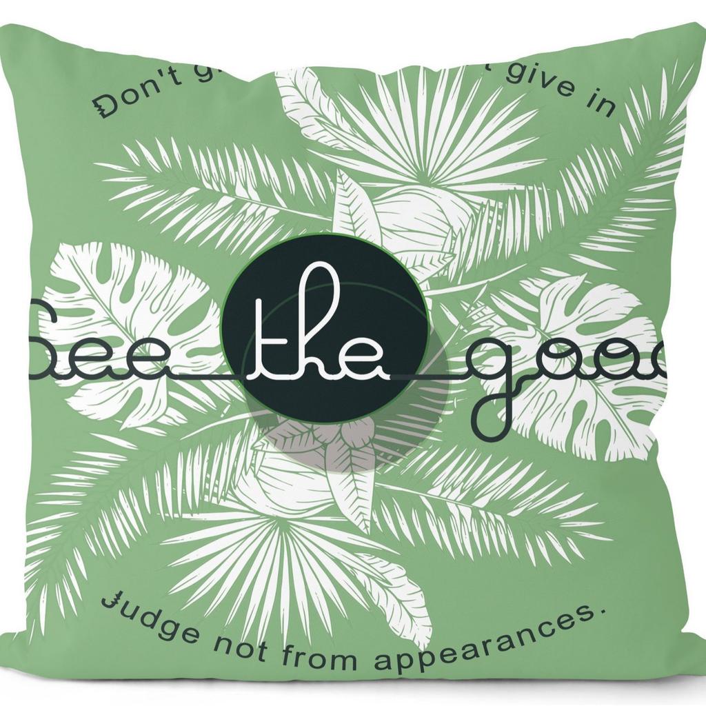 New Summer Green Small Fresh Plant Giraffe Pillowcase Home Sofa Pillowcase