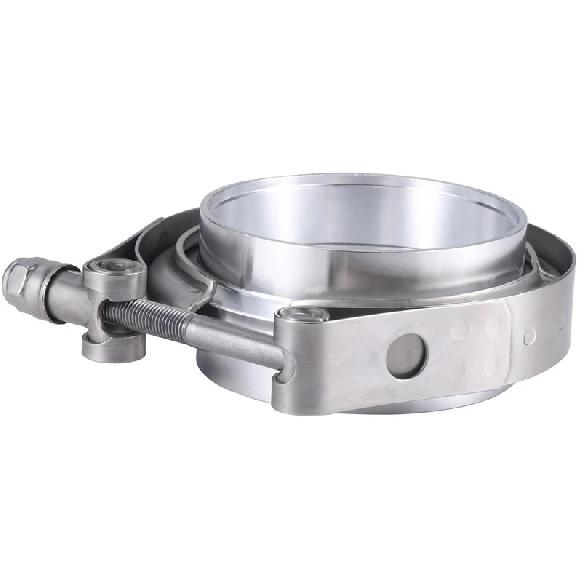 Stainless steel 2.36 inch exhaust pipe V band clamp flange kit Vband kit