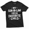 Camiseta Divertida para Hijo Político, Hijo Favorito, Regalo para Suegra, Suegro