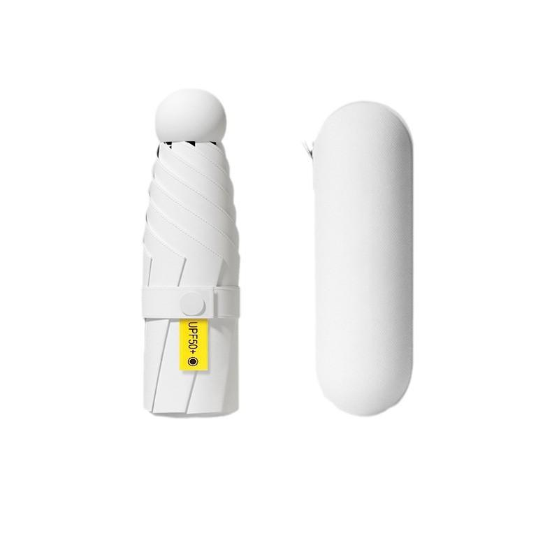 50% umbrella, small and portable women's summer shading, sun protection, UV protection, sun umbrella, rain and shine advertising capsule umbrella