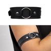 Gothic Gothic Armband For Men Black Leather Wide Adjustable Bracelet Medieval Halloween Accessory Jewelry Gift