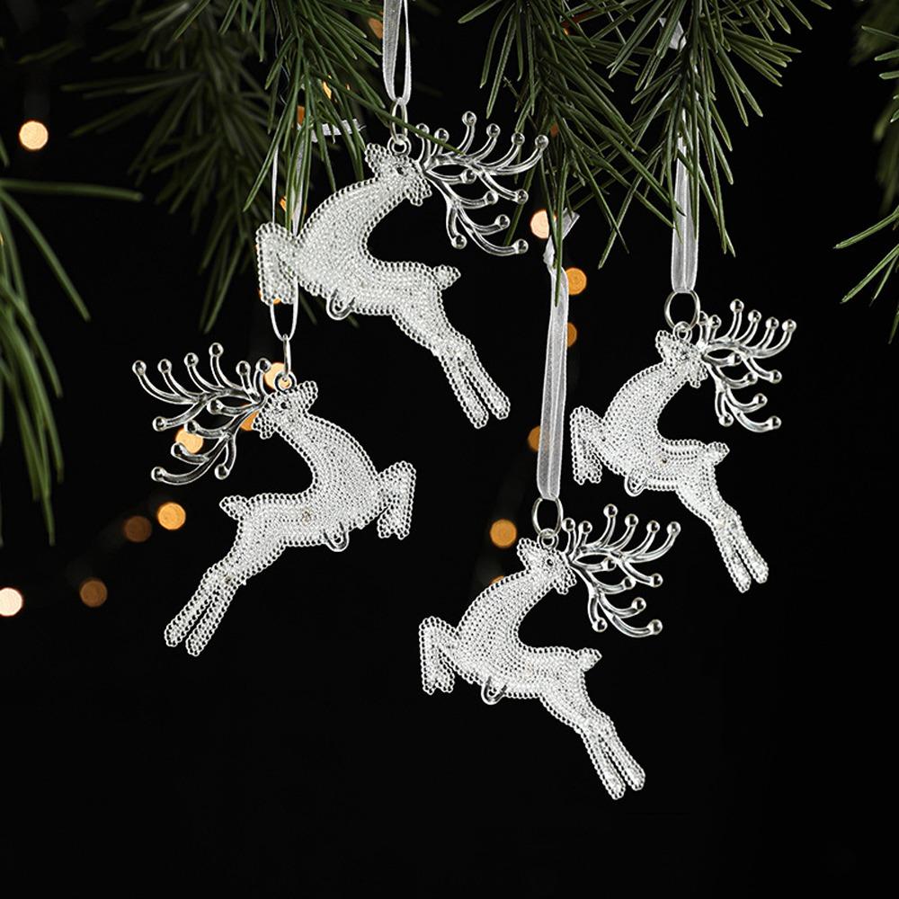 DIY Transparent Icicle Ornaments Acrylic Xmas Tree Ornaments  Merry Christmas Decor