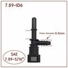 PA12 Plastic Hose Coupler Auto Accessories Bundy Tee 45° Fuel Line Hose 7.89 ID6 Pipe Coupler Quick Release Connector Fuel System Fittings7