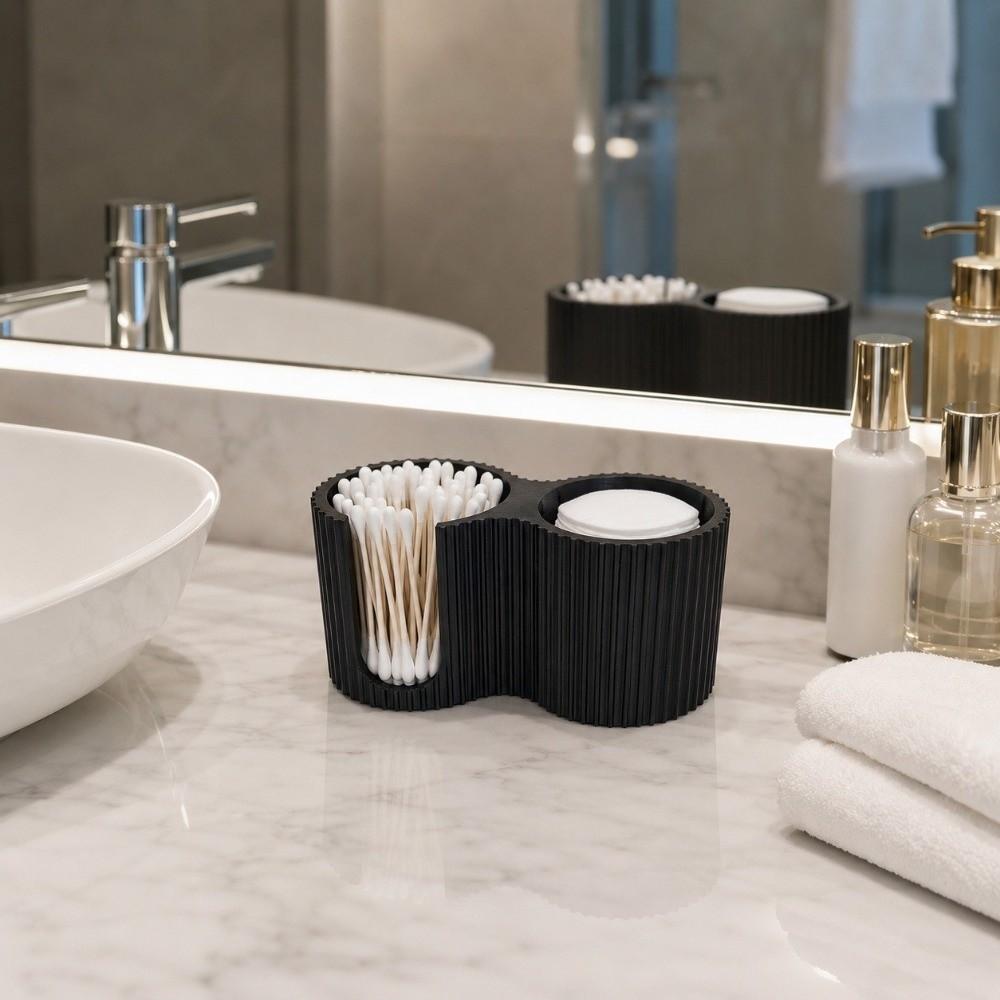 Minimalist Cotton Swab Holder 3D Printed Cotton Pad Holder Home Decoration
