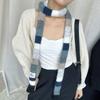 Colorblocks Striped Scarf Soft Comfortable Scarves Autumn Winter Neckerchief for Autumn and Winter Comfortable