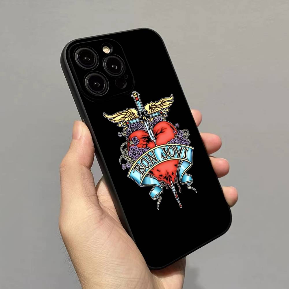 

Чехол для телефона B-BonS J-Jovi для iPhone 16 15 17 13 14 12 11 Pro Max Plus Черный корпус iPhone 12pro max
