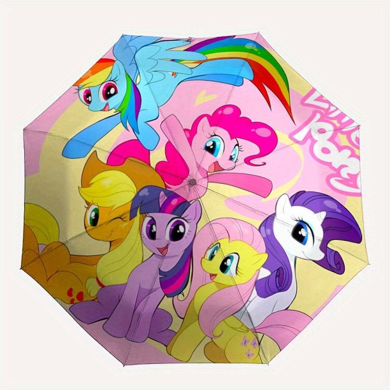 

1pc My Little Pony Friendship Automatic Umbrella with Folding feature - Compact Travel Umbrella, Perfect Gift for Birthday, Christmas, Valentine s Da