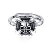 Skull Ring Retro Fashion Personality Domineering Necklace Earrings Halloween Gift