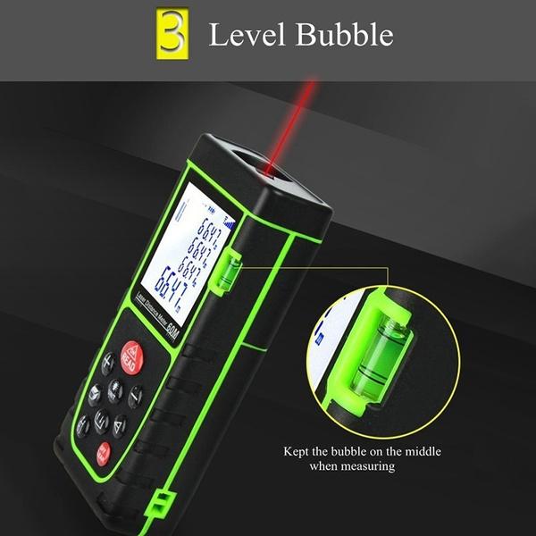 Portable Infrared Laser Measuring Instrument Electronic Measuring Tape Compact Laser Distance Measure Accurate Measurement Tool