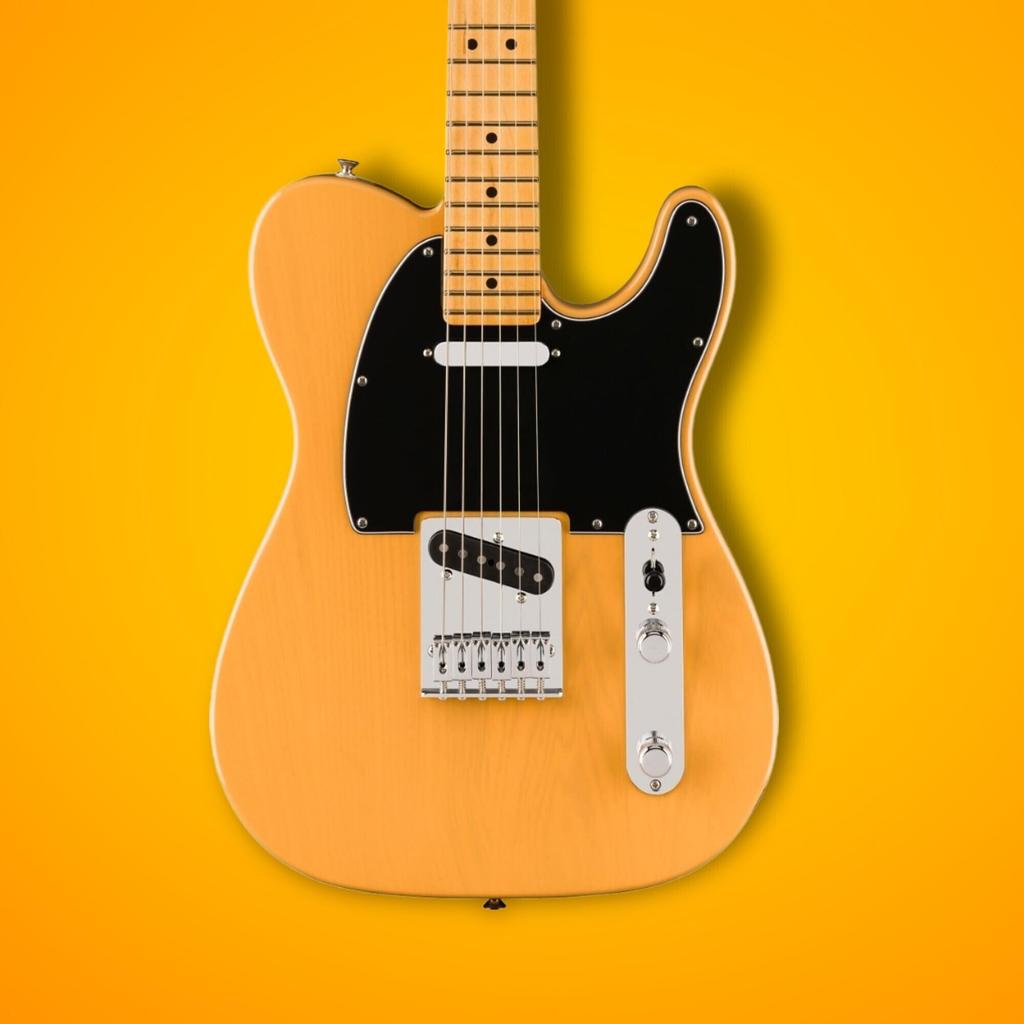 II Telecaster Maple Fingerboard Butterscotch Blonde Chambered Ash Fender Fender/Player