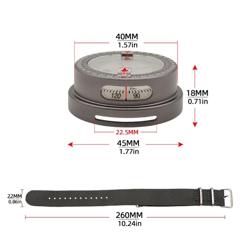 Professional Diving Compasses With High Precisions Navigations Glowing Waterproof Compasses For Underwater Orientation