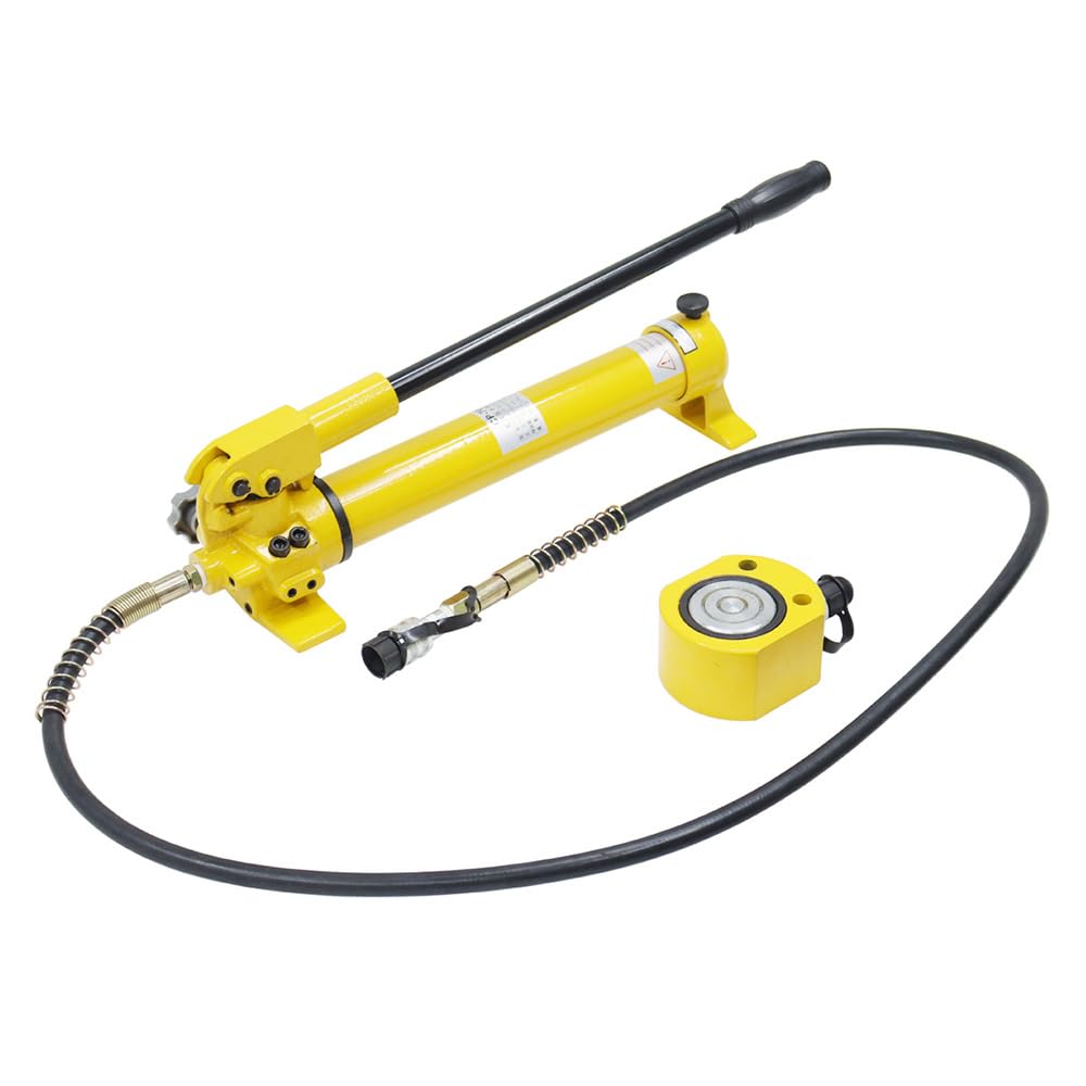 INTBUYING Hydraulic Jack Bottle Jack with Manual Pump 30 Ton Narrow Space