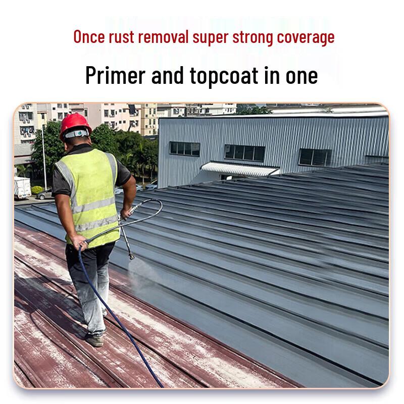 Allgll Water-based No-Sanding Rust-Proof Industrial Metal Paint