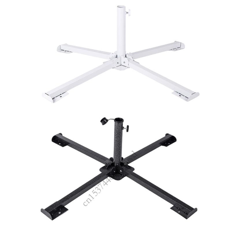 Large Outdoor Umbrellas with Heavy Type Steel Crosses Base Regulable Tilts for Patios Garden Beach Camping P9YB
