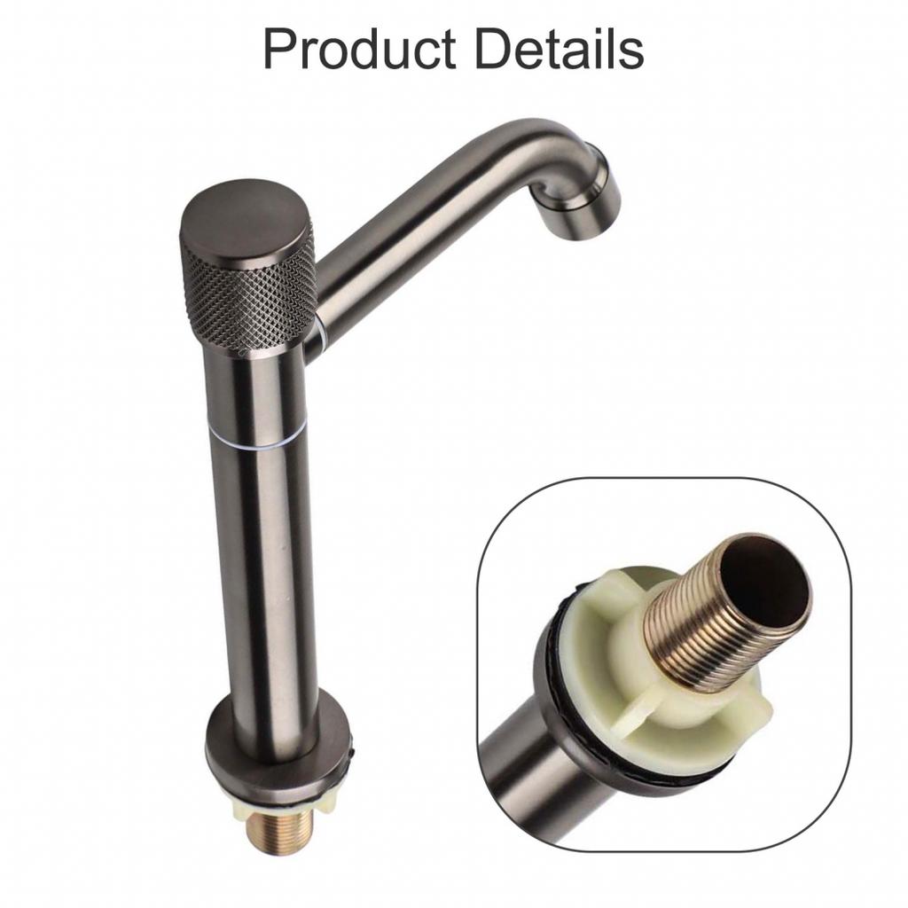 Easy Installation Cold Basin Tap Stainless Steel Faucet