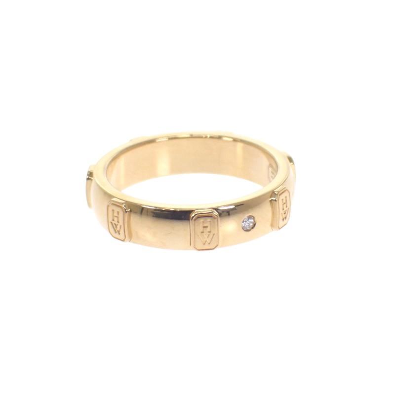 Harry Winston WBDYRDBZHWL #13(JP-Größe) Ring K18 Gelbgold Damen