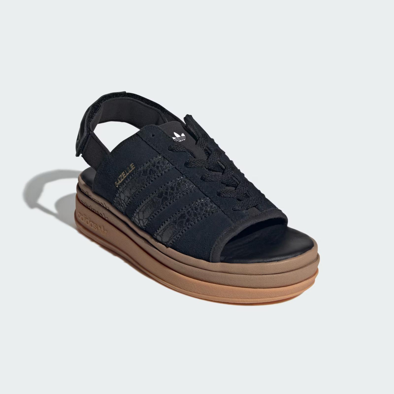HQ4688 adidas Gazelle Bold Sandals Core Black (Women s) 6