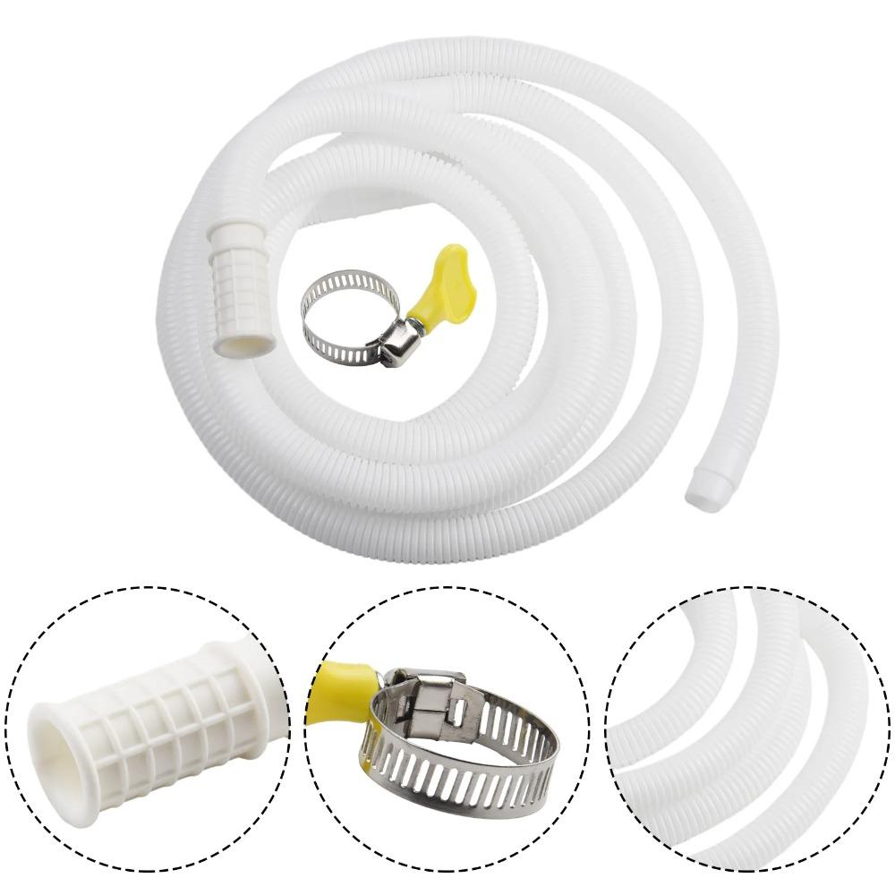 Flexible Air Conditioning Drain Tube Plastic Faucet Extension Connector Hose  Kitchen