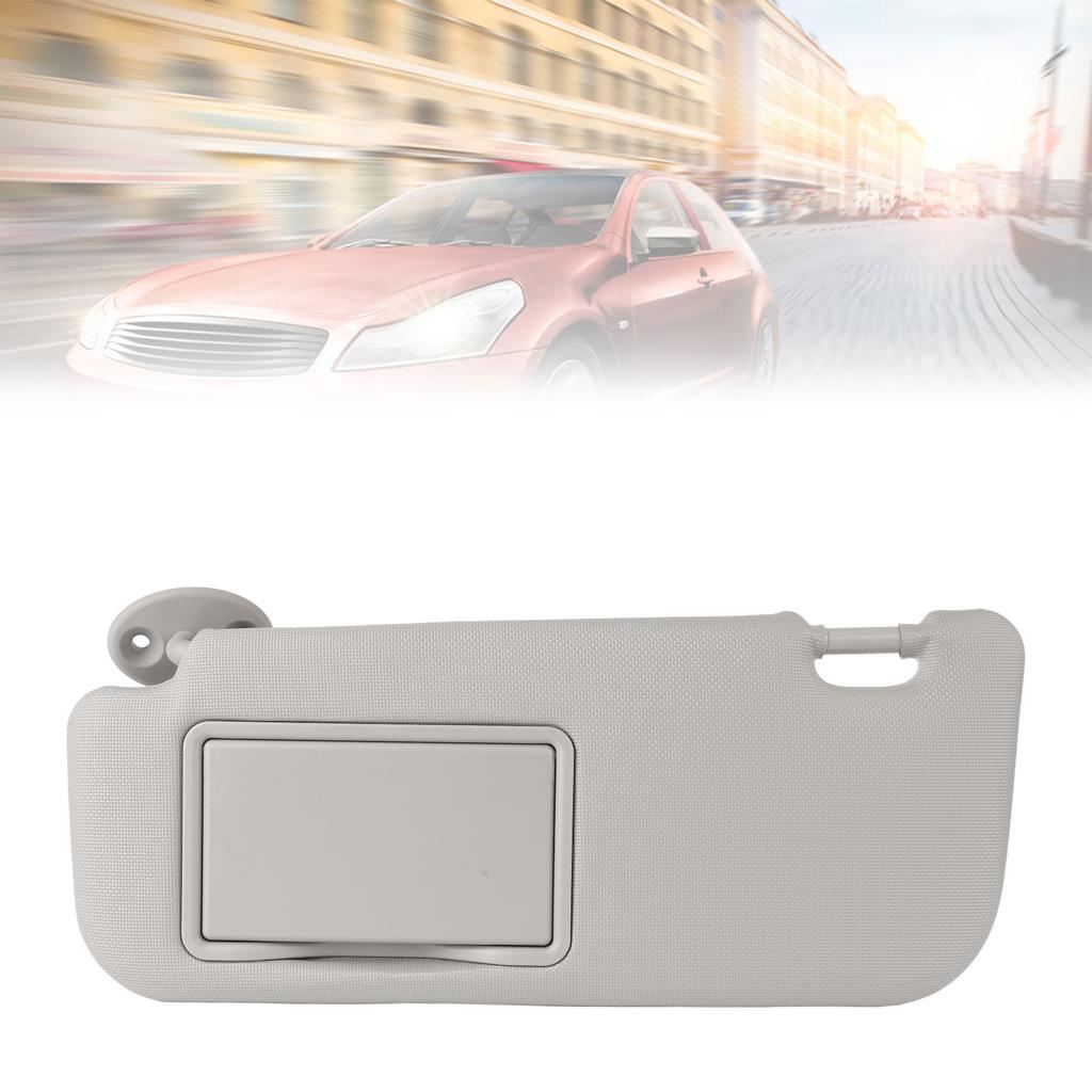 Car Sun Visor Car Sun Visor Left Driver Side Gray High Hardness Sun Visor with Vanity Mirror Sun Visor for Car PVC Car Sun Visor