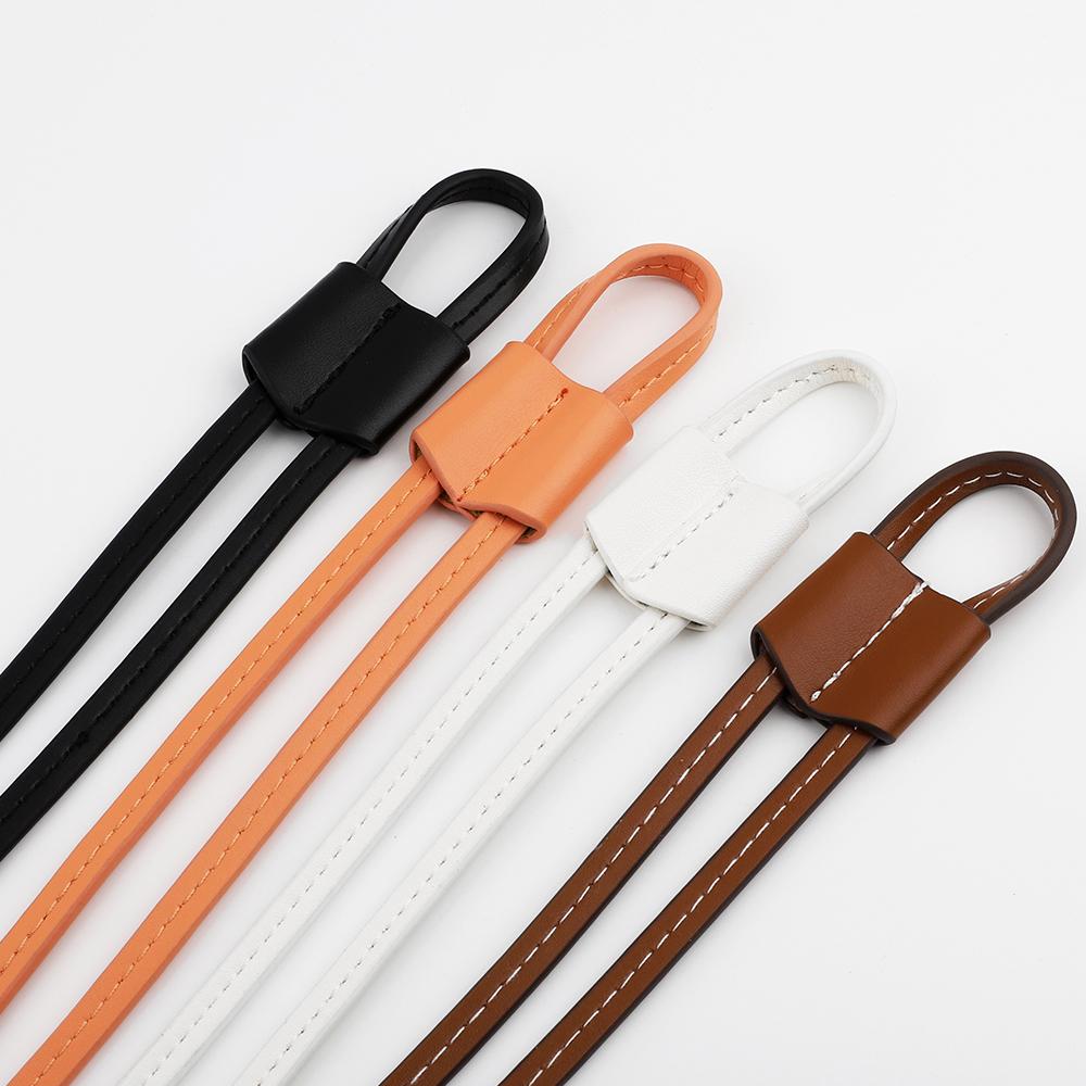 Leather Bucket Bag Drawstring Strap Shoulder Crossbody Handbag Straps Slide Lock Buckle Crochet Bags Replacement Purse Accessory